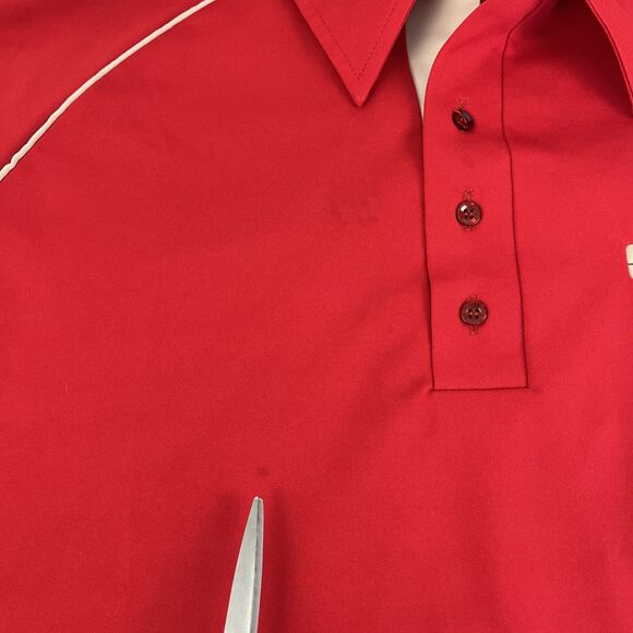 Vintage King Louie Bowling Shirt Size Large Red Coca Cola Jersey - Picture 5 of 11